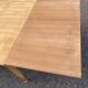 Scandinavian extendable wooden dining table 235cm 1960