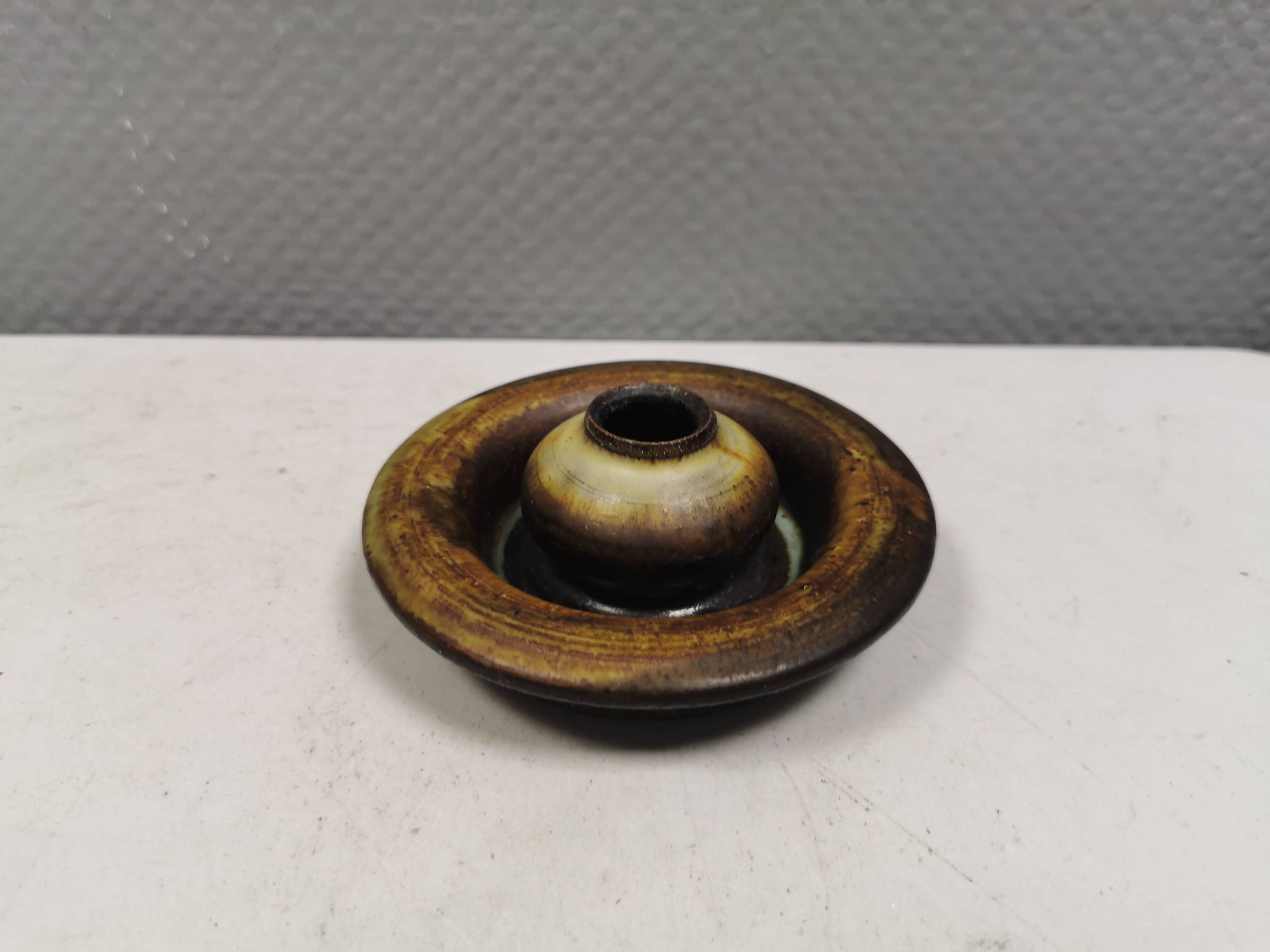 Very beautiful ceramic candlestick from the 1970s.