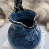 Blue pitcher