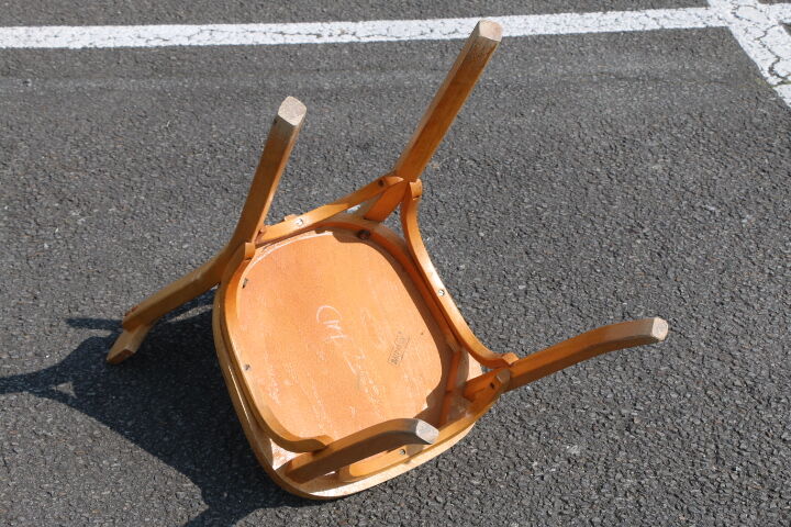 6 Baumann beech chairs