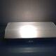 Rectangular porthole wall light in industrial/70s style frosted glass
