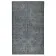 Vintage Wool Area Rug Overdyed in Gray for Modern Interiors. Handmade in Turkey