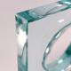 Sculptural Italian design glass paperweight
