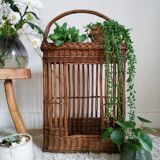 Wicker bottle holders