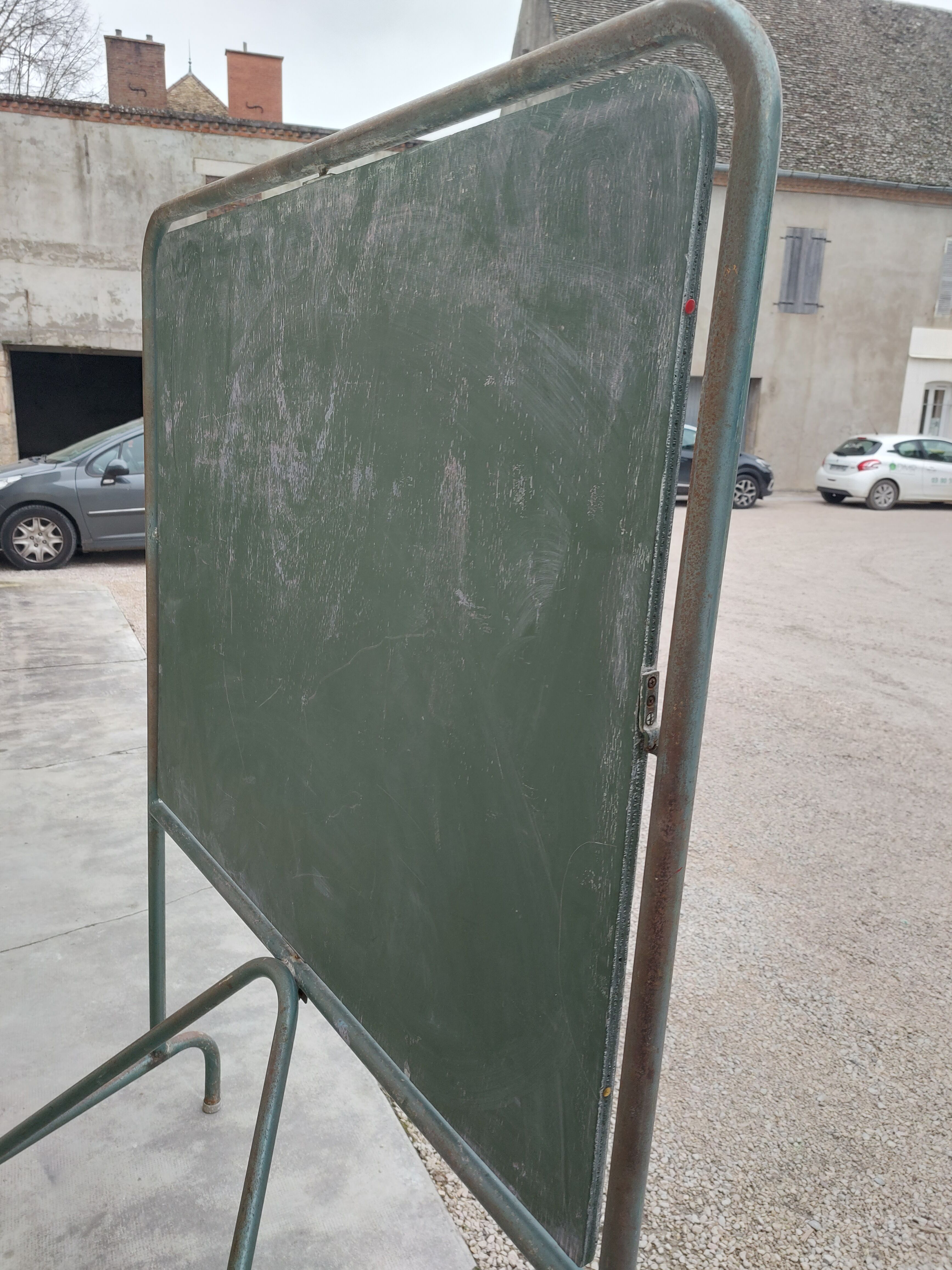 Tableau d'école année 1950 pivotant en artoise - 1m85