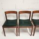 Ensemble de 6 chaises italiennes en palissandre, gessef, 1960