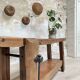 Solid wood carpenter's workbench