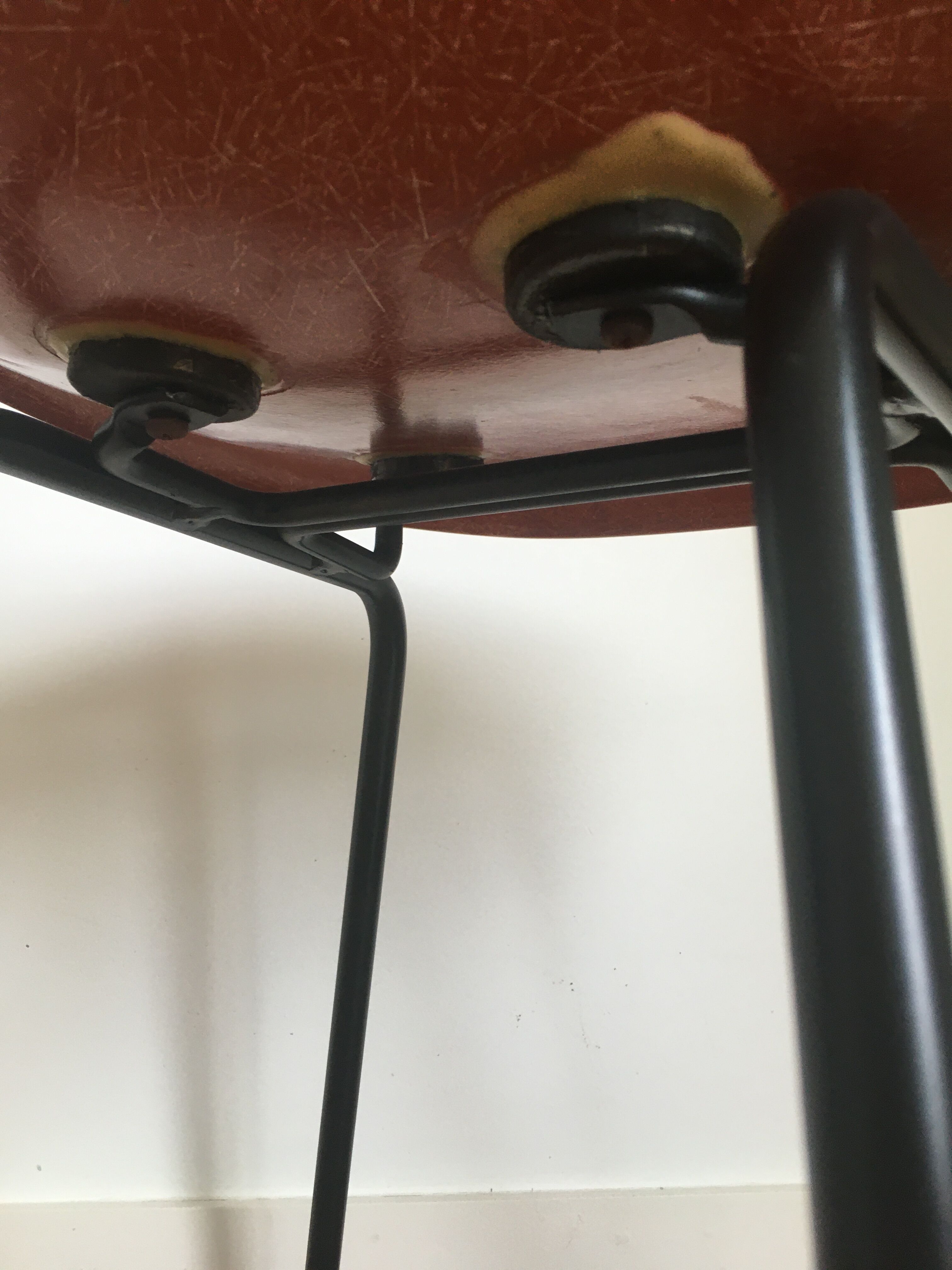 Herman Miller "DSX" chair in fiberglass, Charles & Ray Eames