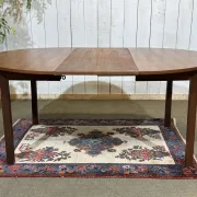 1970s teak table with 1 extension