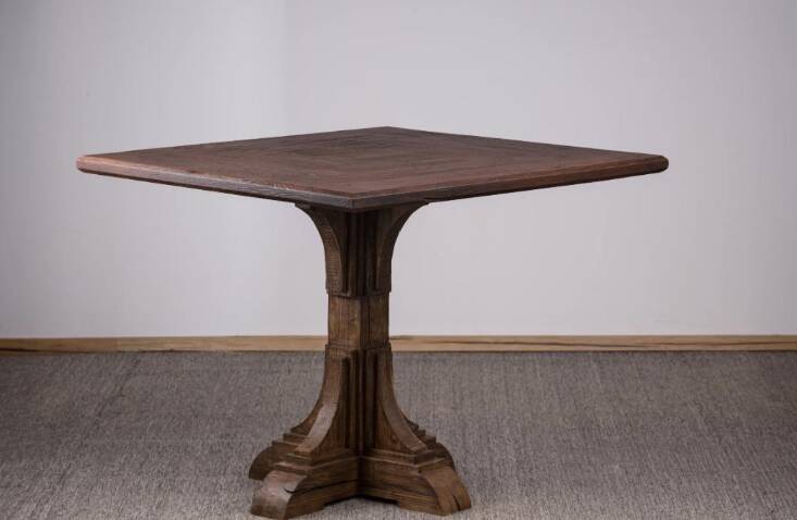 Reclaimed wood square table || Vintage || Rustic