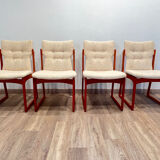 Set of 4 Scandinavian teak chairs by Vamdrup Stolefabrik