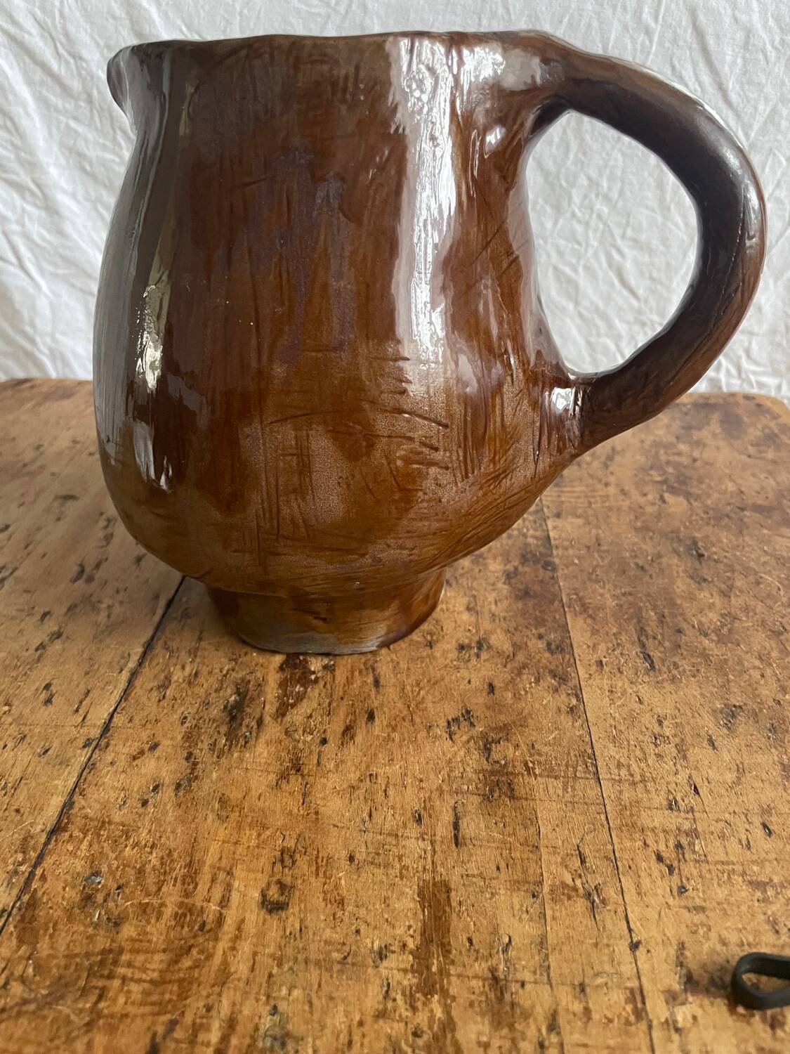 Jug, ceramic carafe glaze, JLB