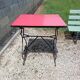Vintage antique bistro table.