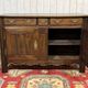 Malouin buffet in mahogany and poplar from the 19th century