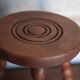 Vintage stool, tripod stool, occasional stool, wooden plant stand
