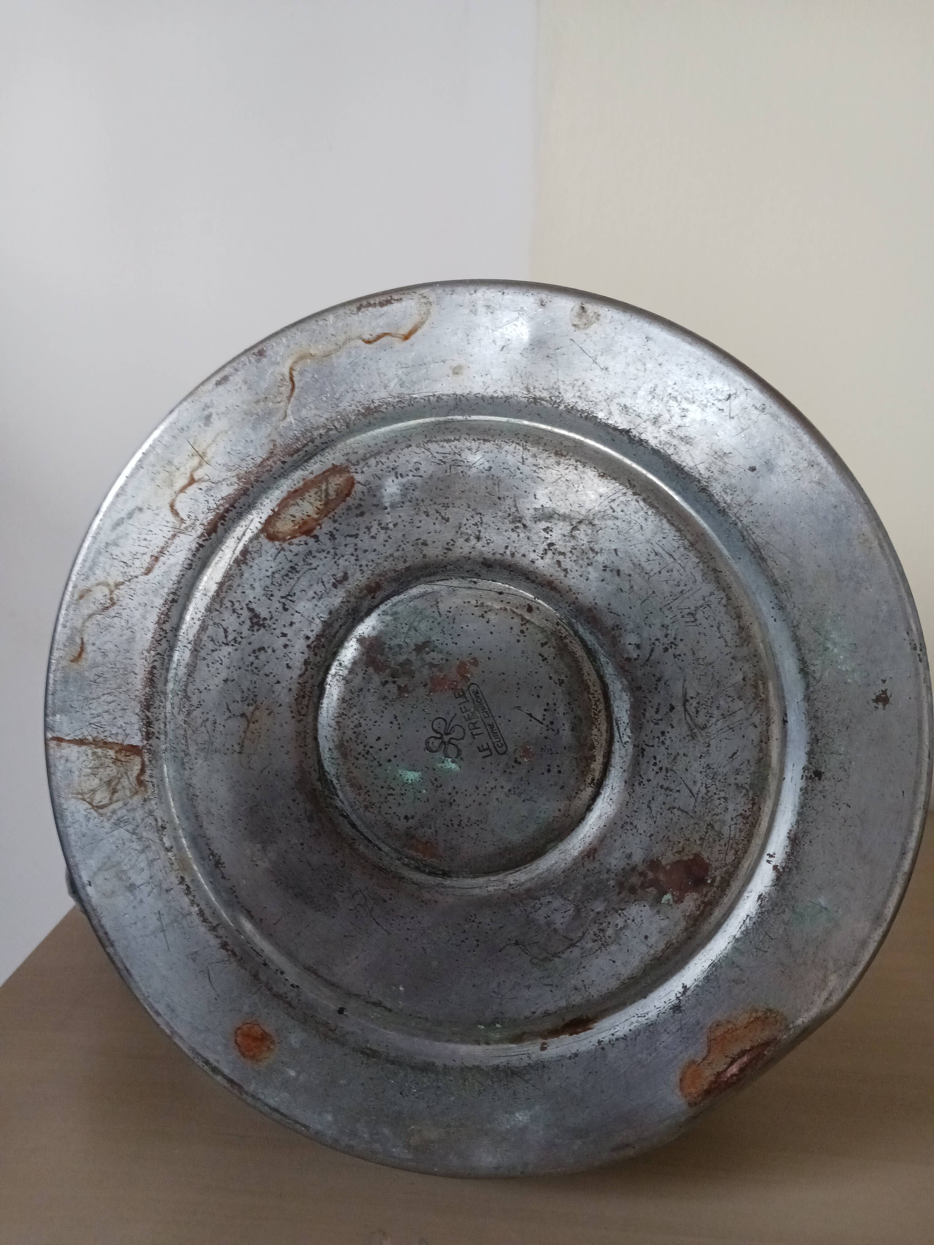 Chrome-plated copper kettle from the 50s.