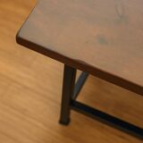 Industrial workshop style desk table
