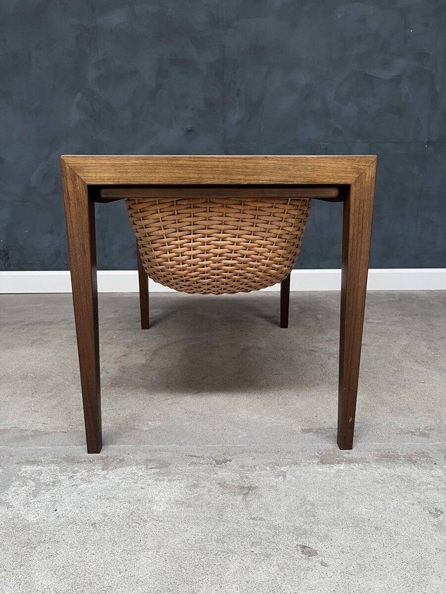 Side Table in Rosewood by Severin Hansen for Haslev Møbelfabrik, 1950s