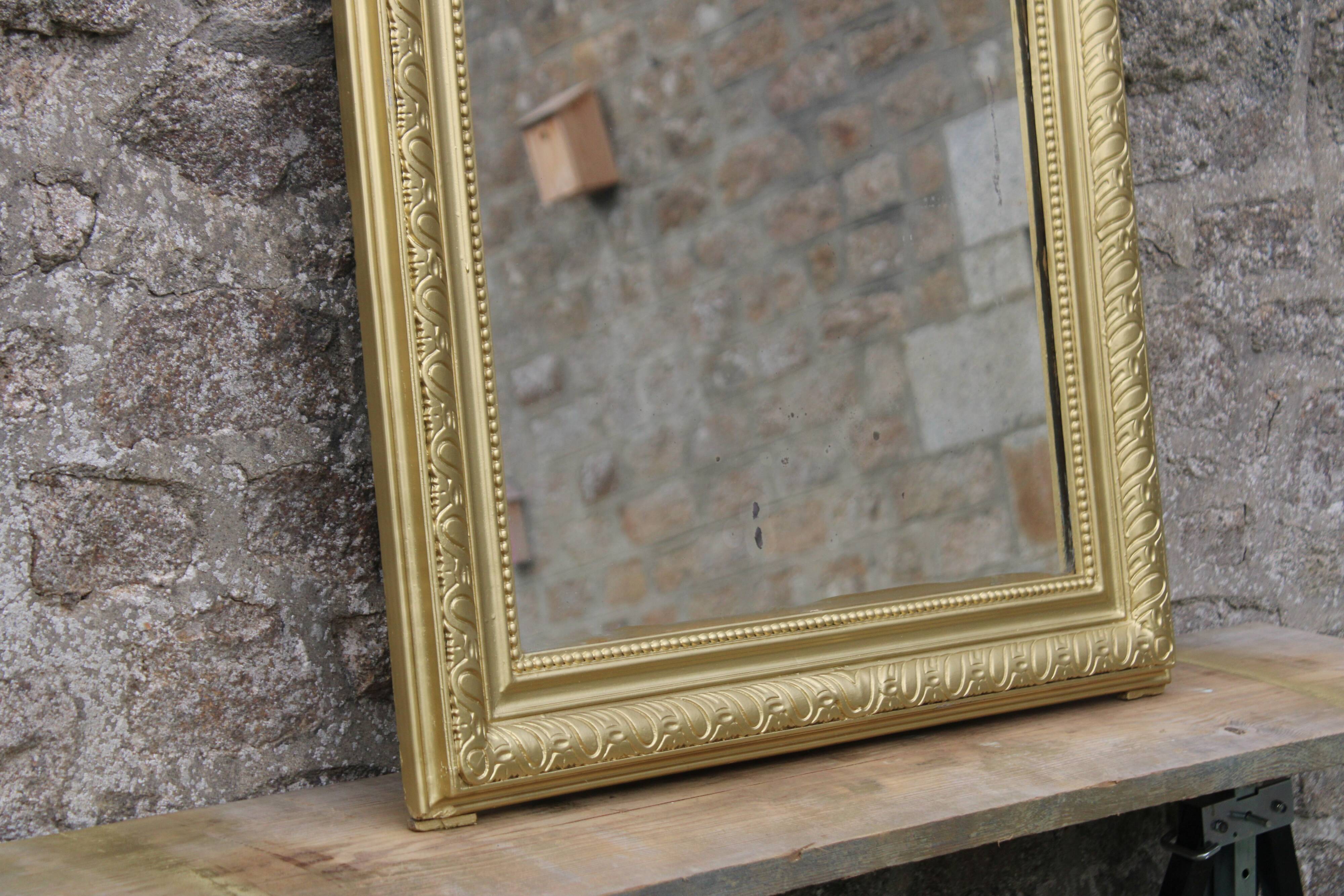 Antique mirror in Louis Philippe style
