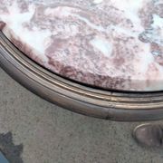 Pair of pedestal tables