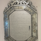 Venetian mirror with closed screen XX century