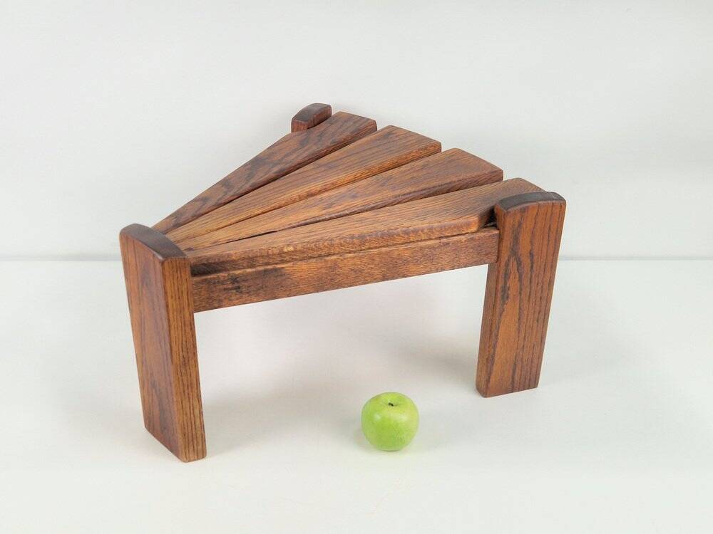 Brutalist Triangular Side Table by Dittman for Awa Radbound, 1960s