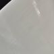 Large vintage white opaline lampshade suspension from the 1940s/50s Ø30cm