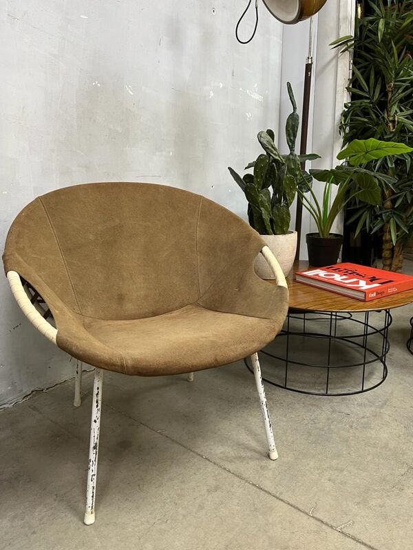 Fauteuil ballon Lusch & Co beige