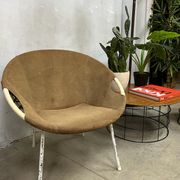 Vintage balloon chair easy chairs Lusch & Co beige