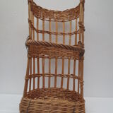 Old wicker bakery bread basket