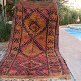 Berber rug Moroccan vintage Atlas