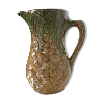 Pineapple ceramic pitcher