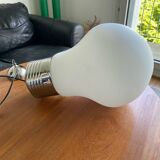 Bulb pendant light. Giant bulb by Ingo Maurer.