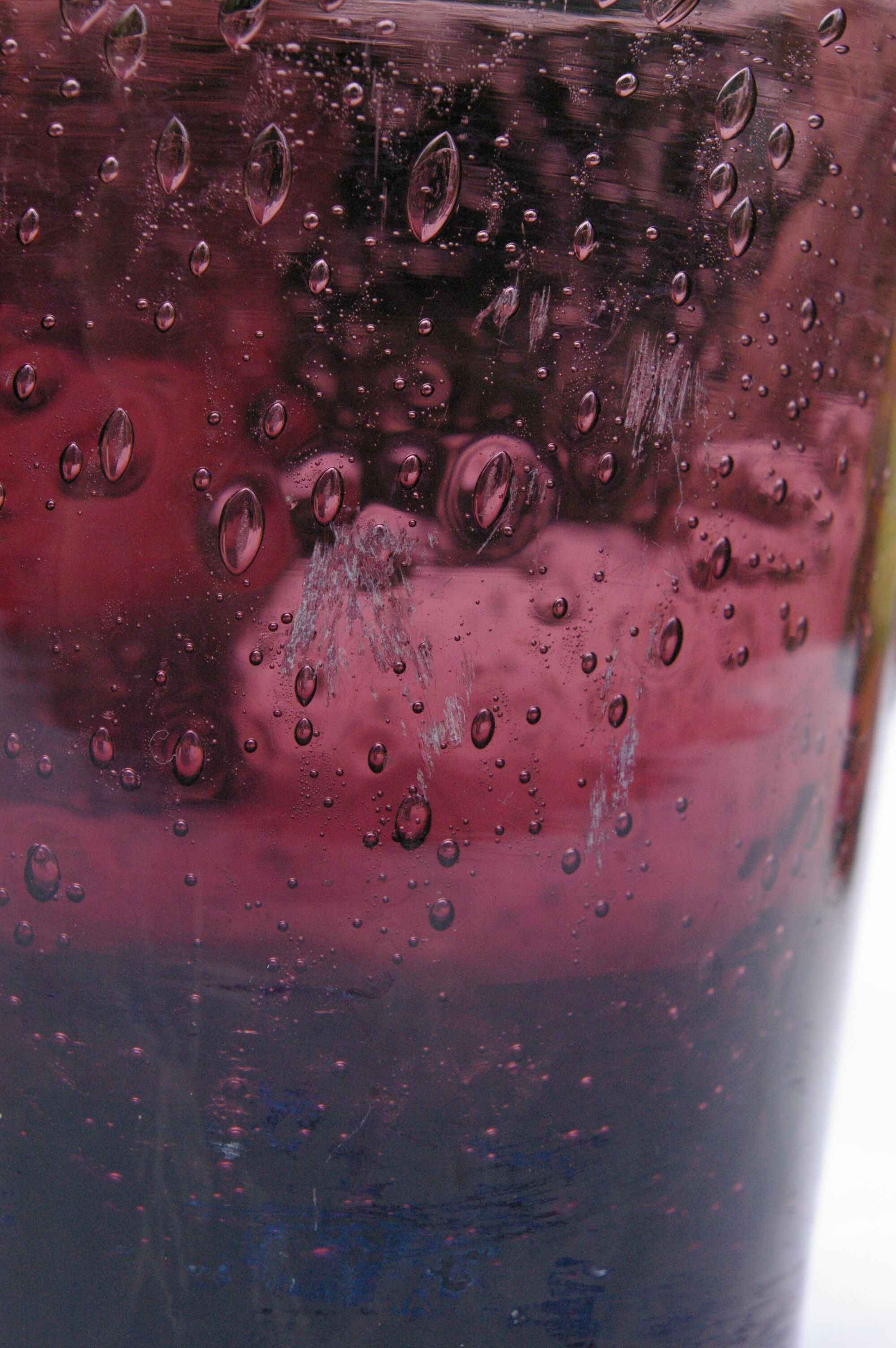 5 vintage bubble glass cups from Biot