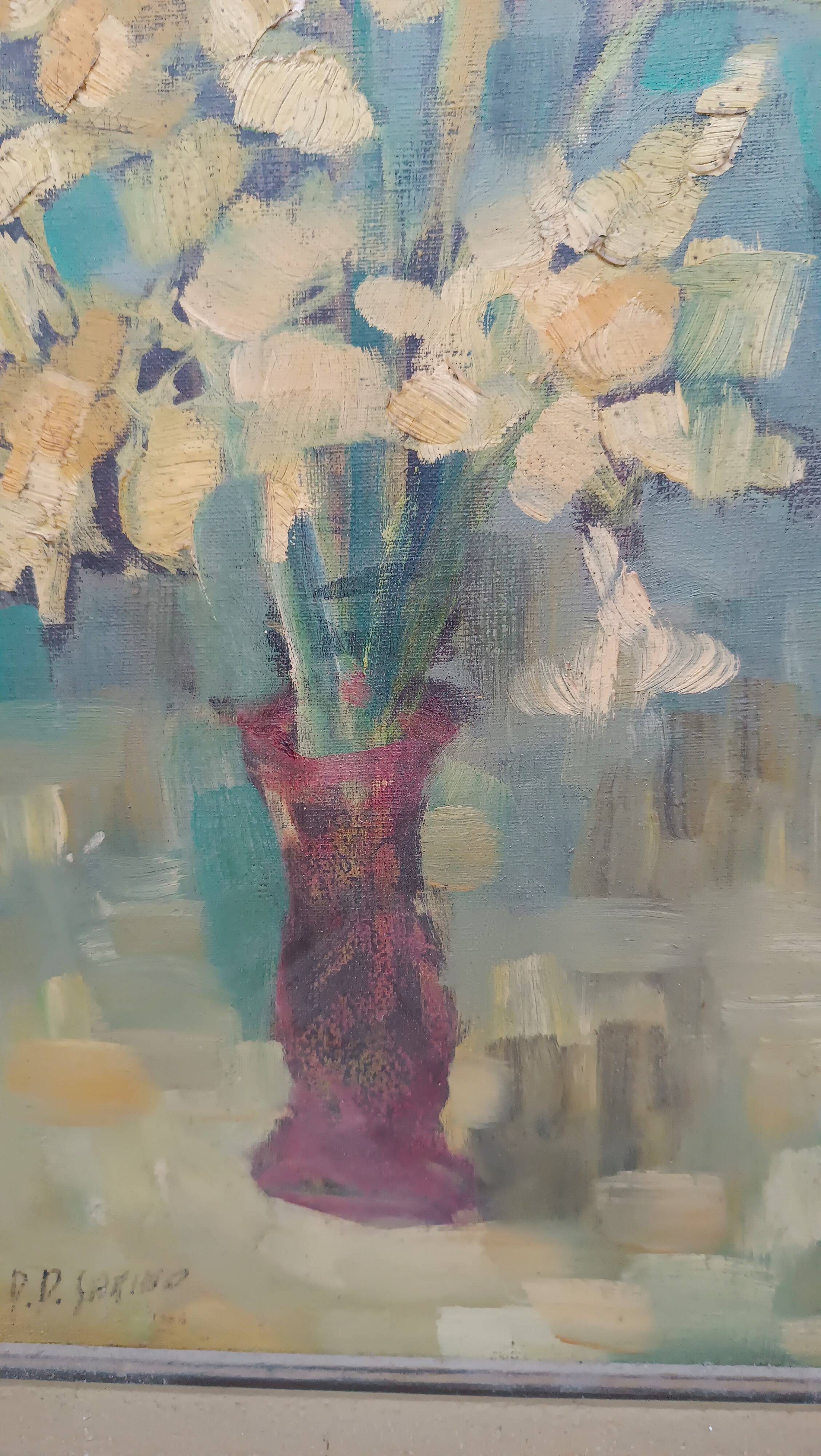 Still life painting Sarino Papalia (1898-1958) dated 1954