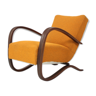 H269 Armchair by Jindrich Halabala in Original Upholstery, Up Zavody