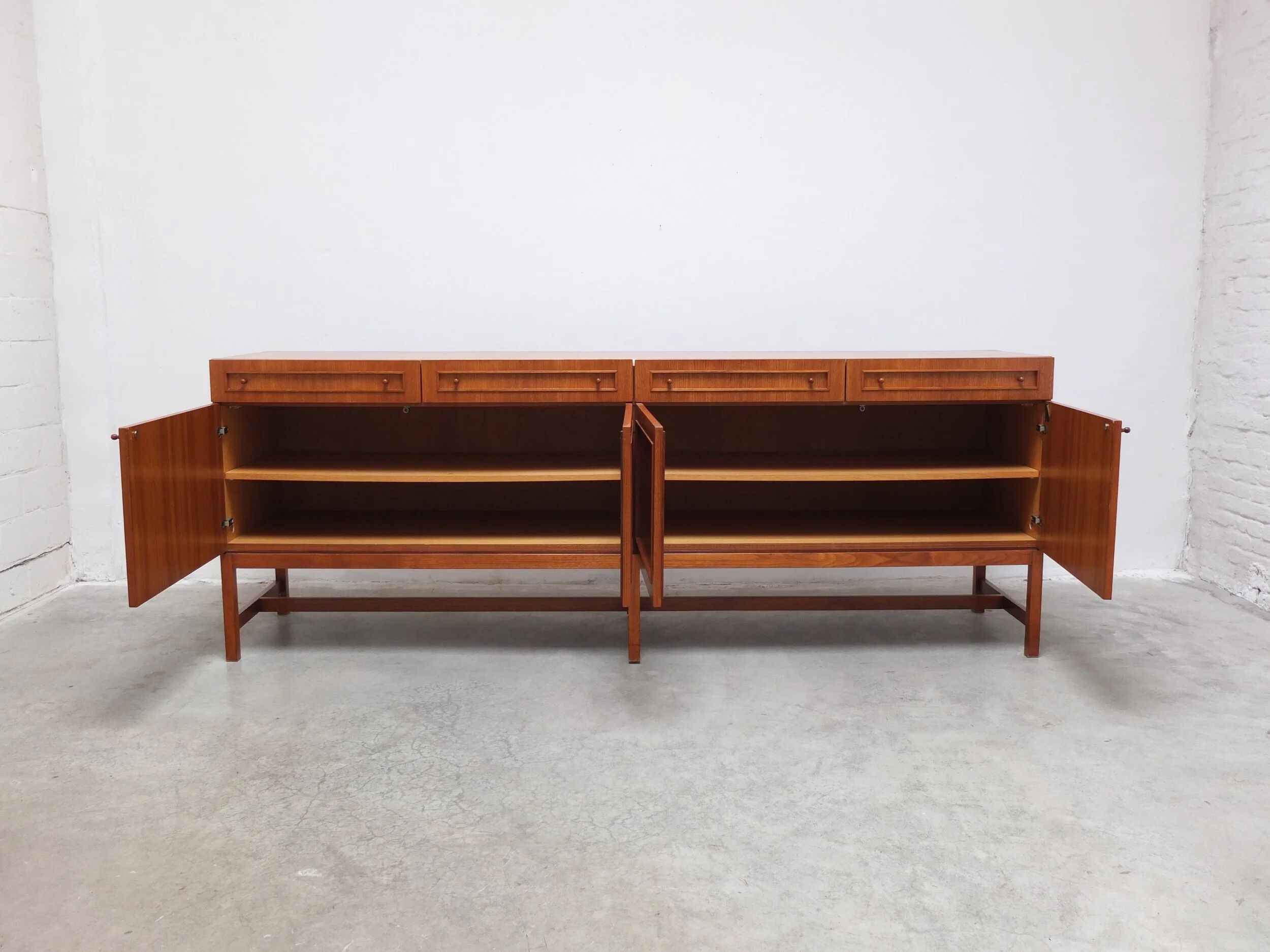 Large decorative sideboard by Oswald Vermaercke for V-Form, 1966