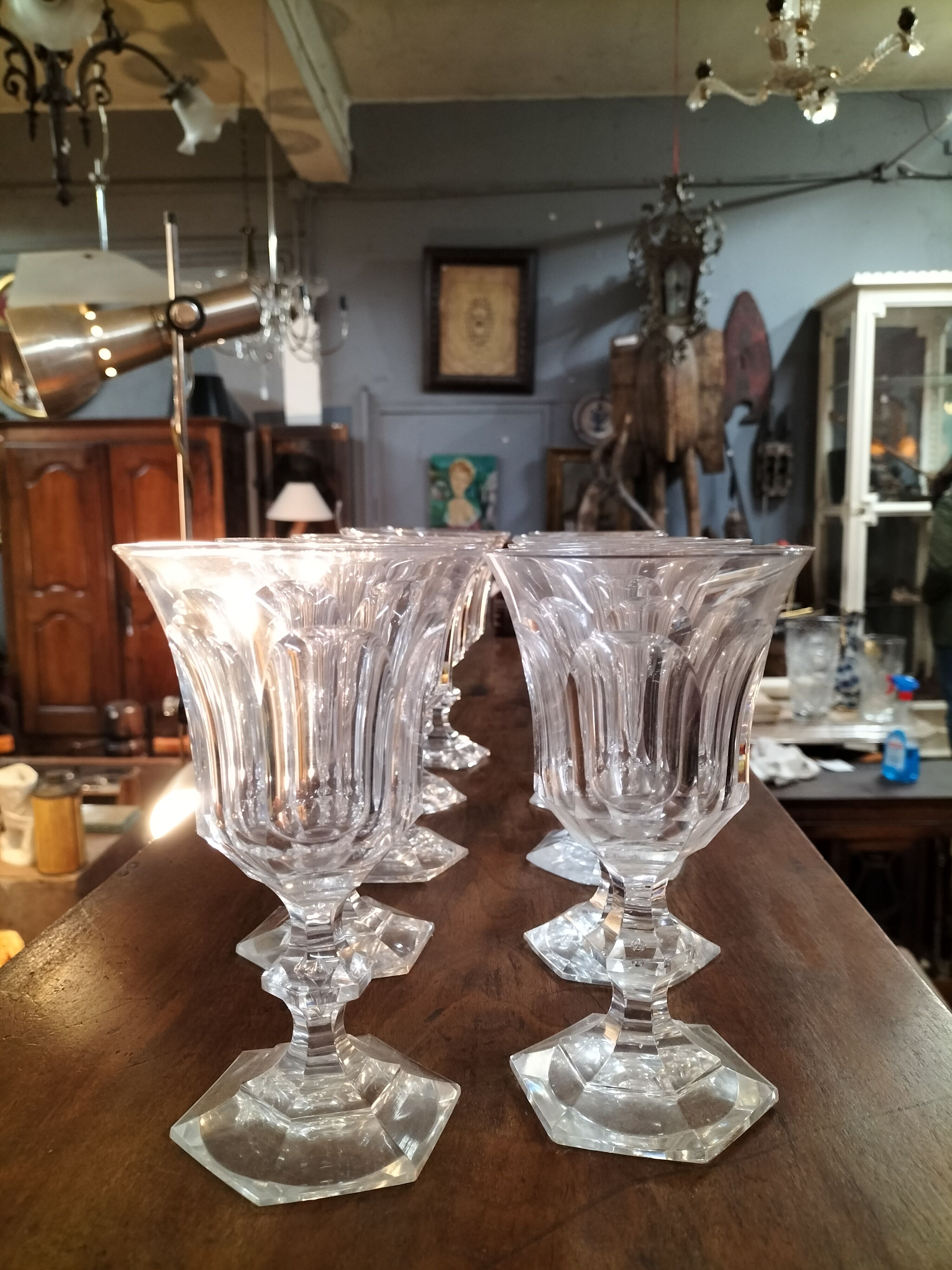 10 glasses val st Lambert model Metternich 1946