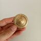 Empire furniture knob in gilded brass, 19th century.