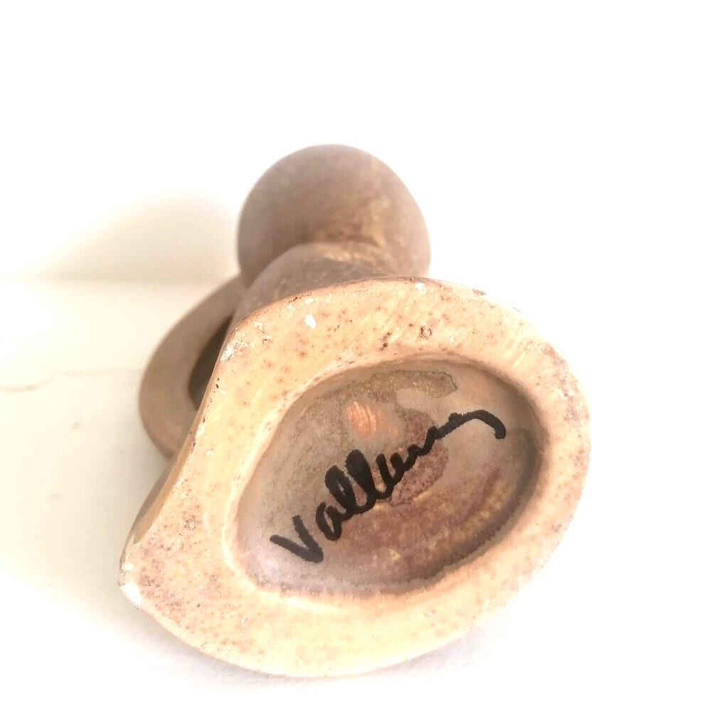 Futuristic ceramic coquetier Vallauris