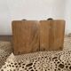 Pair of Art Deco wooden bookends carved with birds.