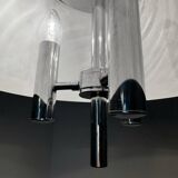 Space Age chrome design chandelier from the 70s
