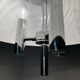 Space Age chrome design chandelier from the 70s