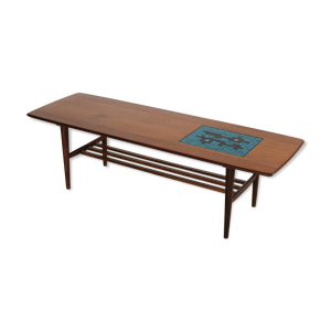 Table basse en teck vintage