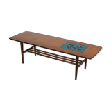 Vintage teak coffee table by wébé, van teeffelen