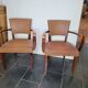 Pair of skai bridge armchairs