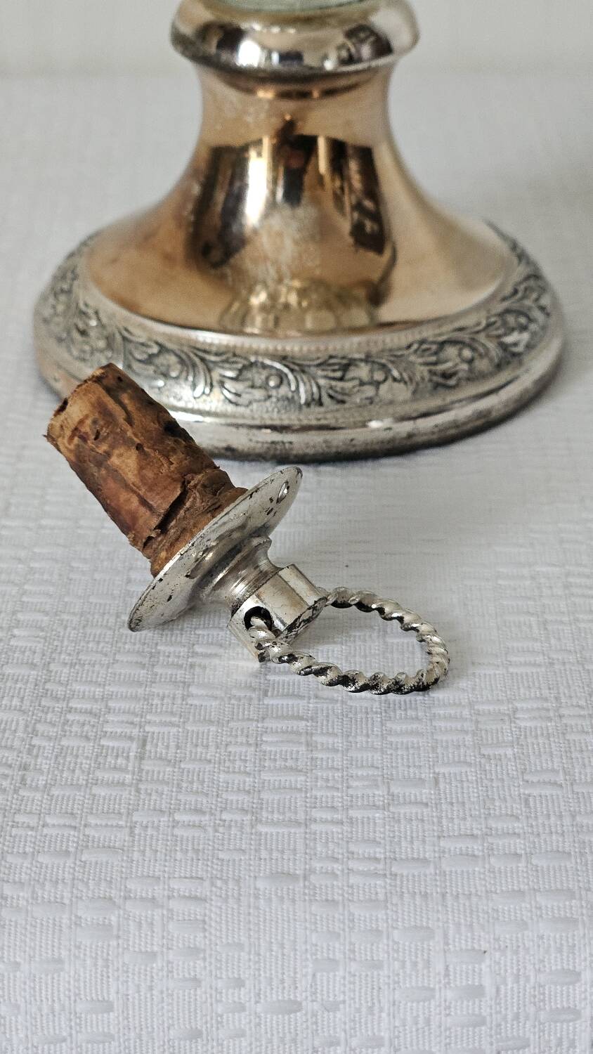Vintage silver-plated Italian carafe