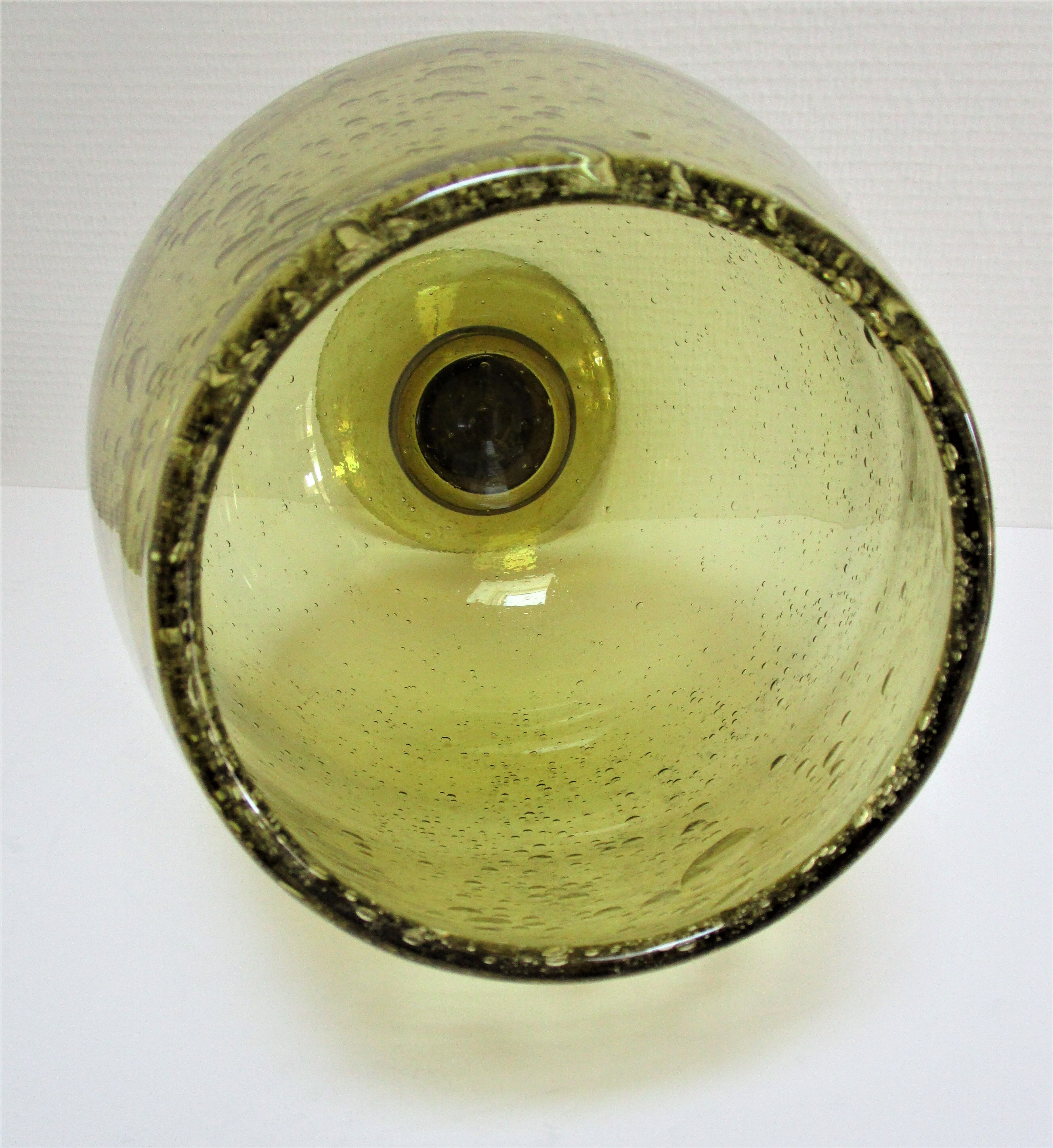 bubble glass vase Biot XL H 38 cm