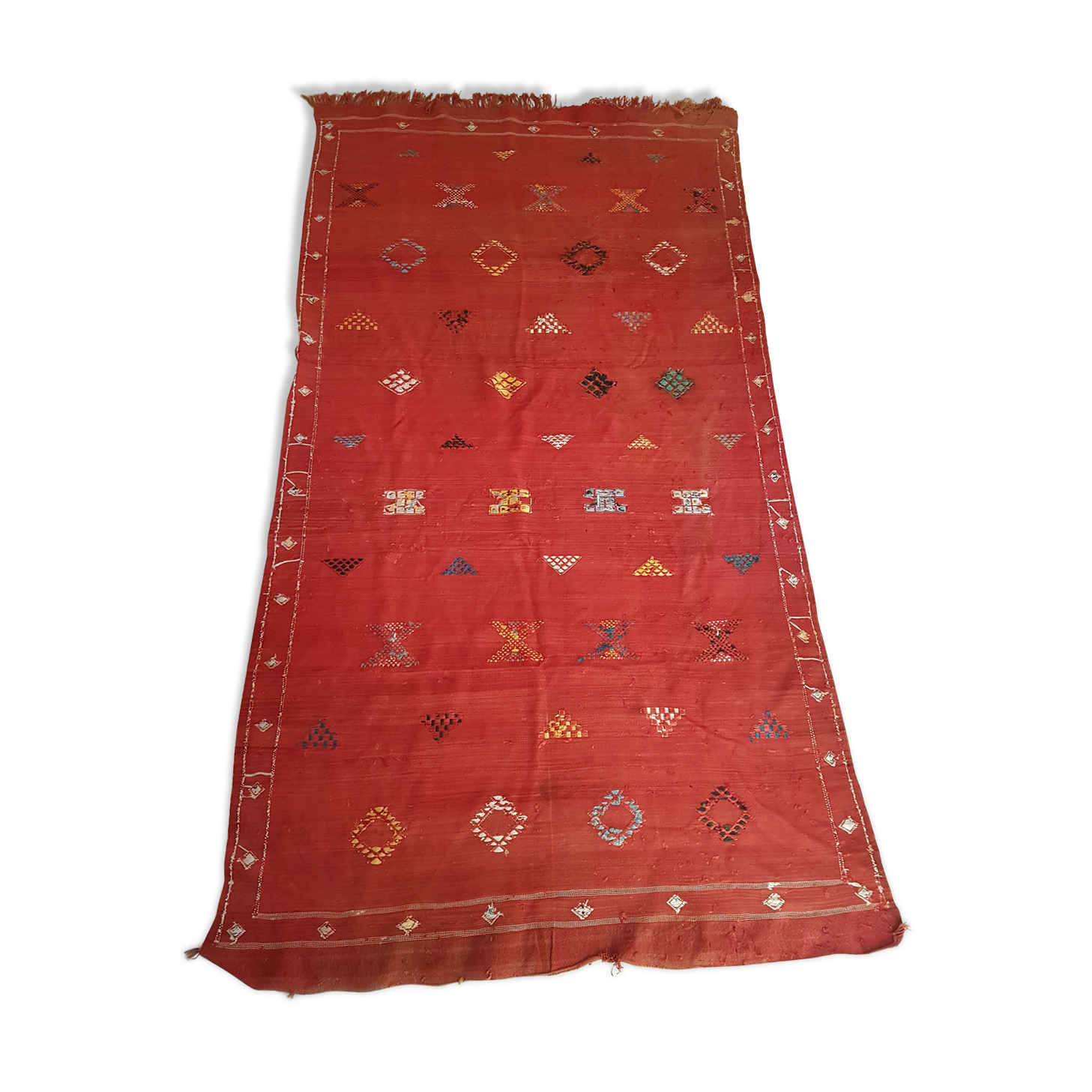 tapis persan 133x238cm 100% laine