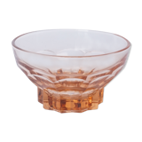 Soucoupe en verre orangée